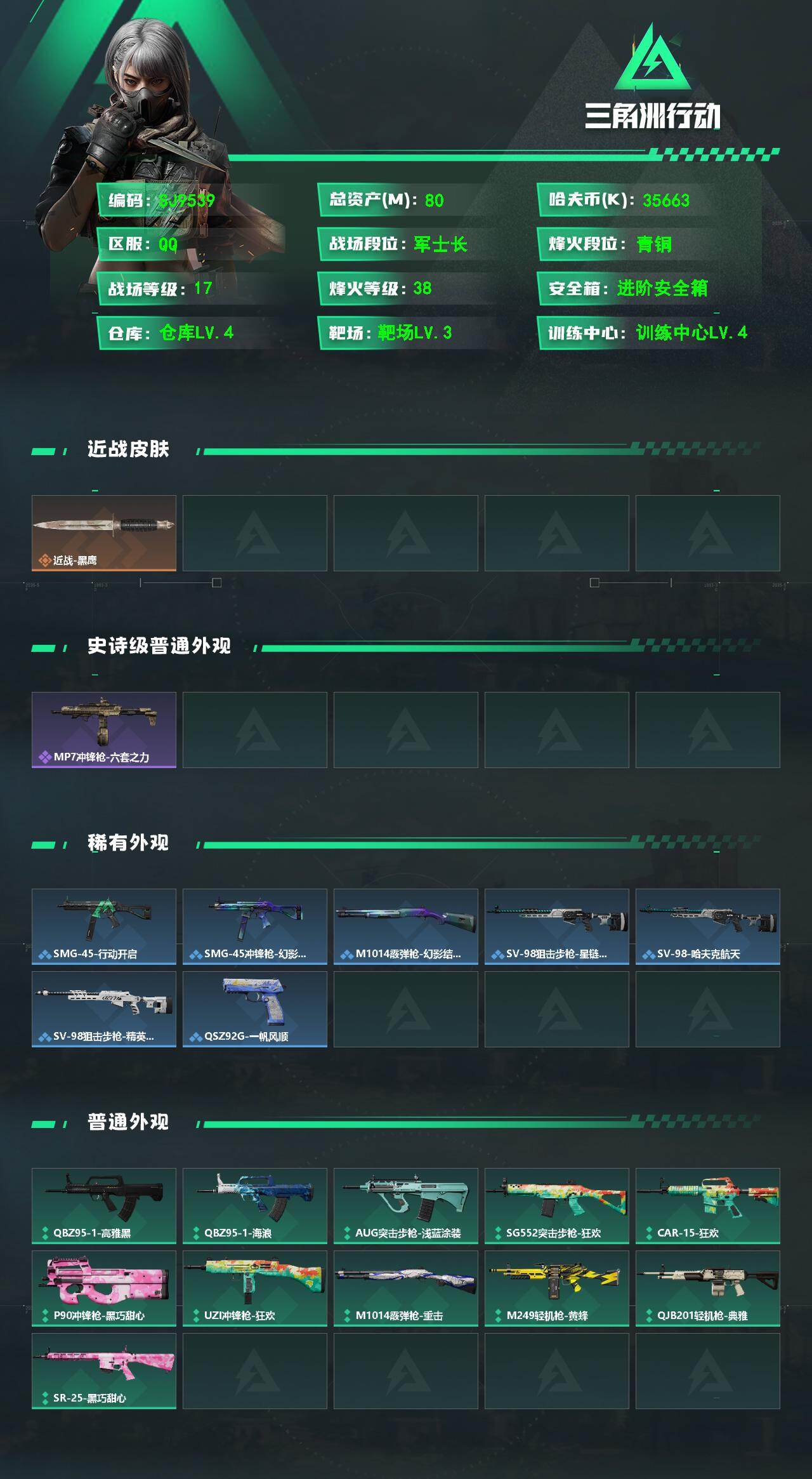 SJZEY488955三角洲行动账号详情图2