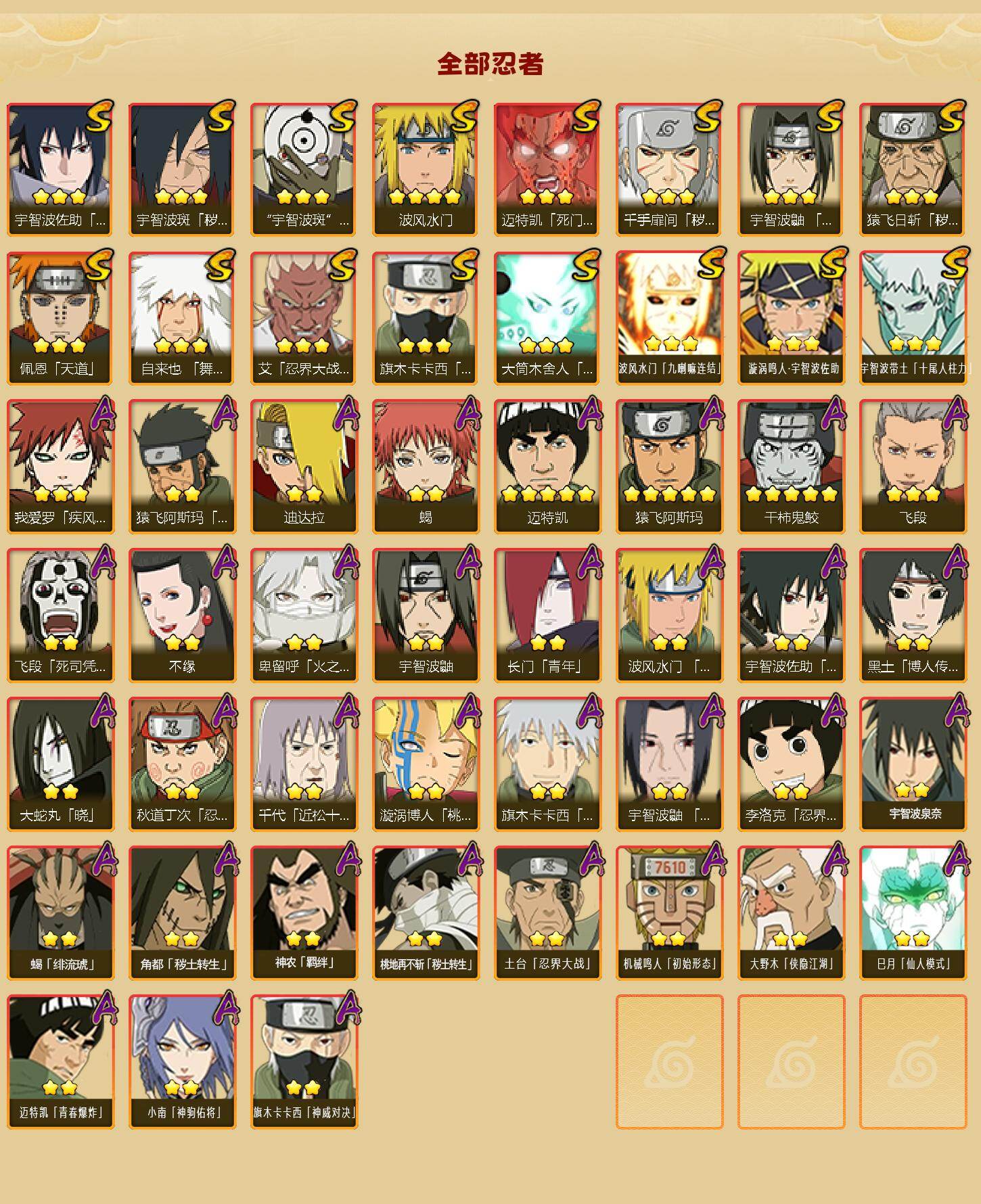 HYEY427162火影忍者账号详情图2 HYEY427162火影忍者账号详情图2