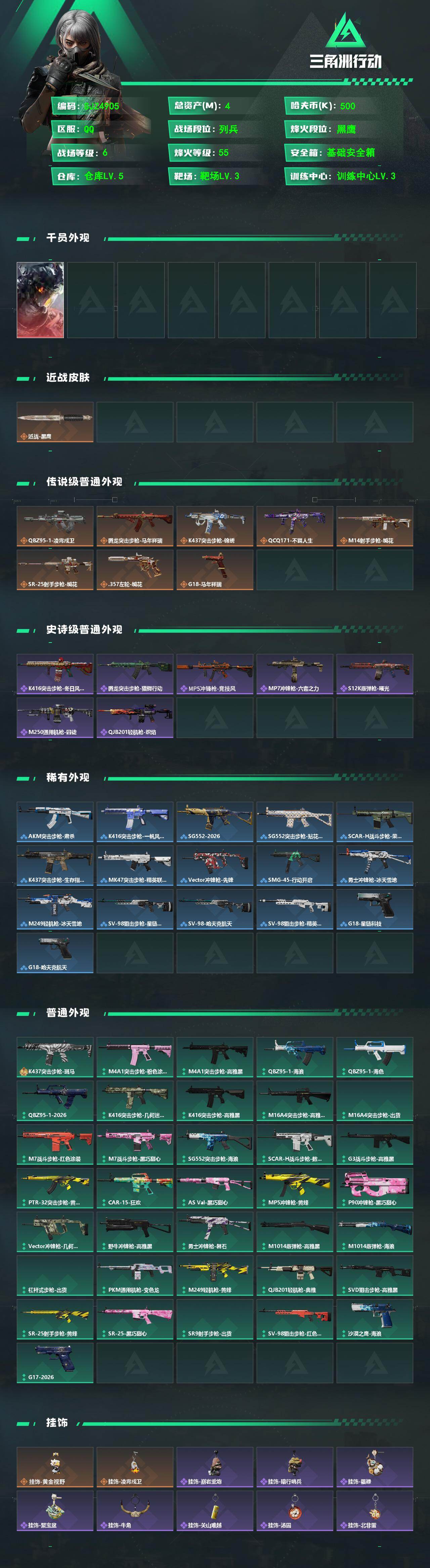 SJZEY488984三角洲行动账号详情图2