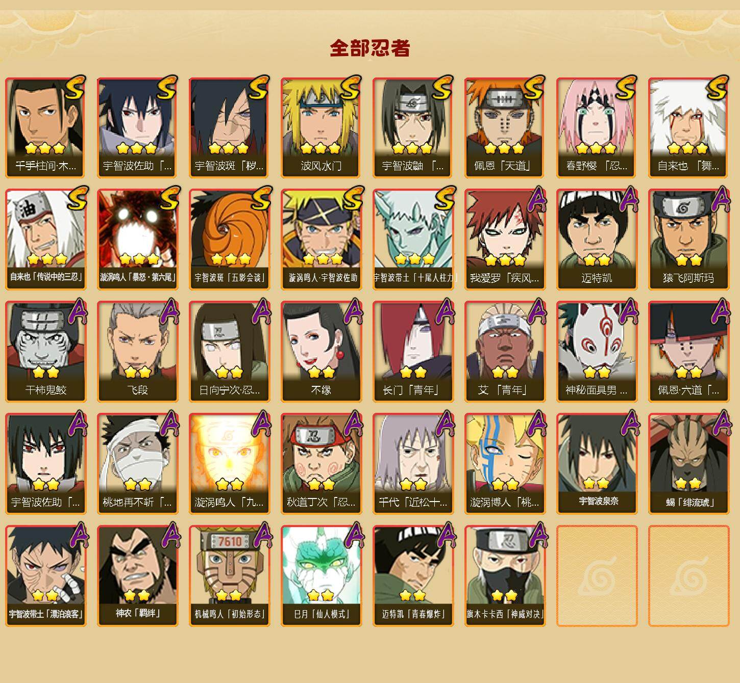 HYEY427187火影忍者账号详情图2