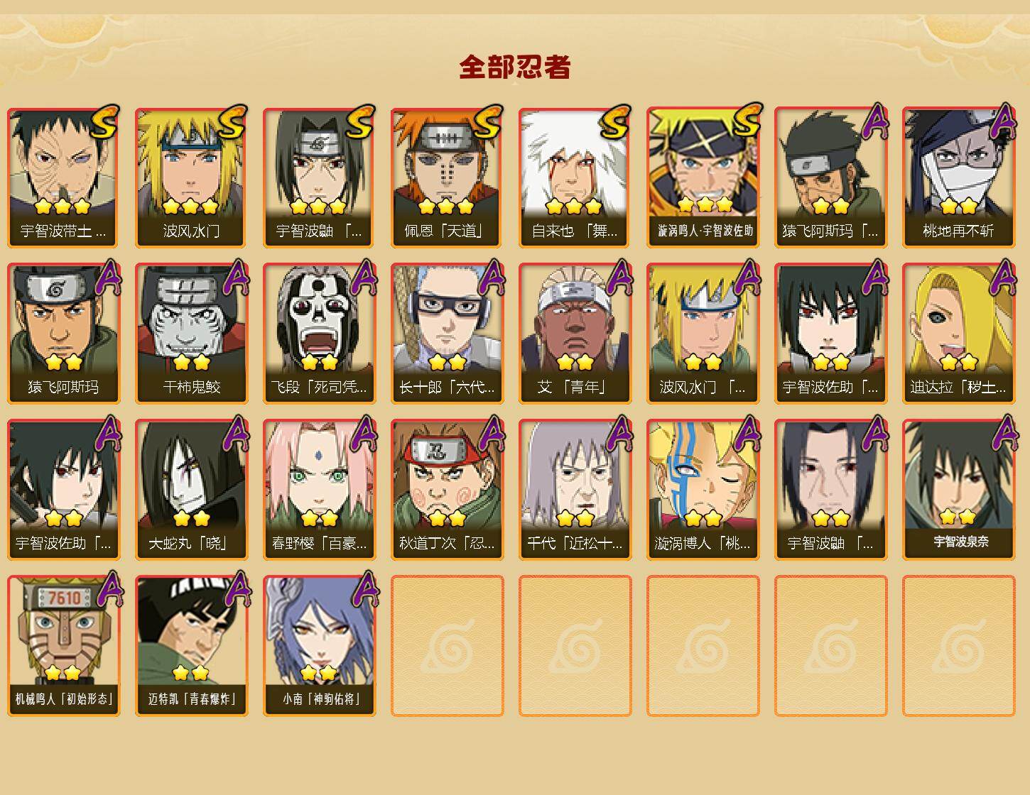 HYEY427419火影忍者账号详情图2