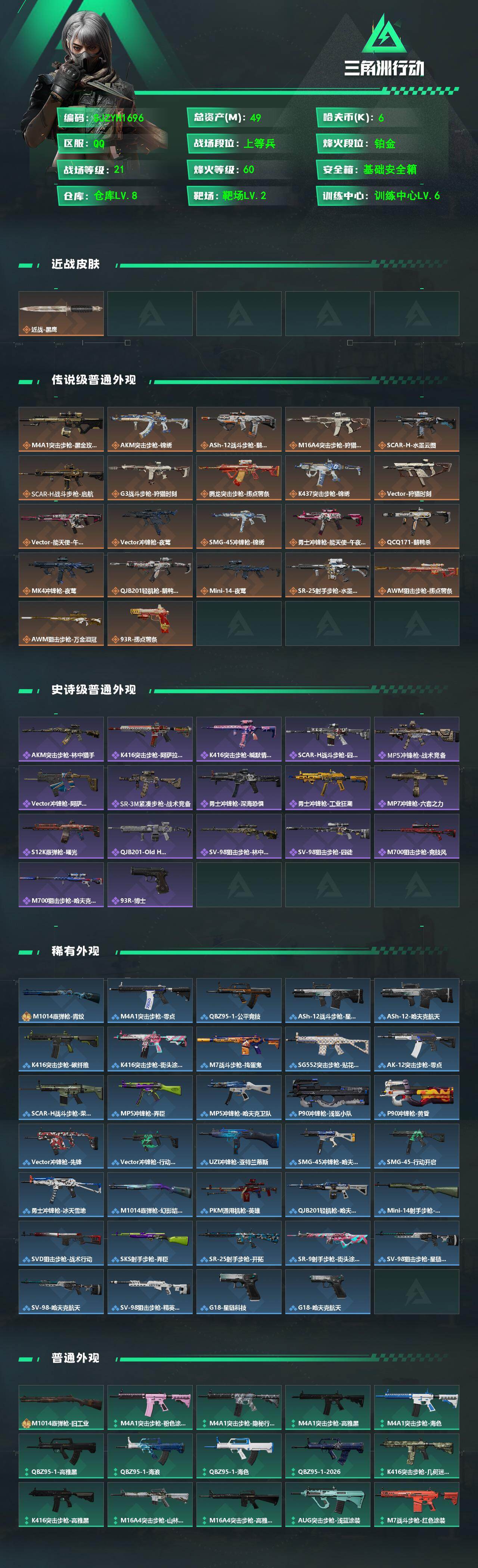 SJZEY489704三角洲行动账号详情图2