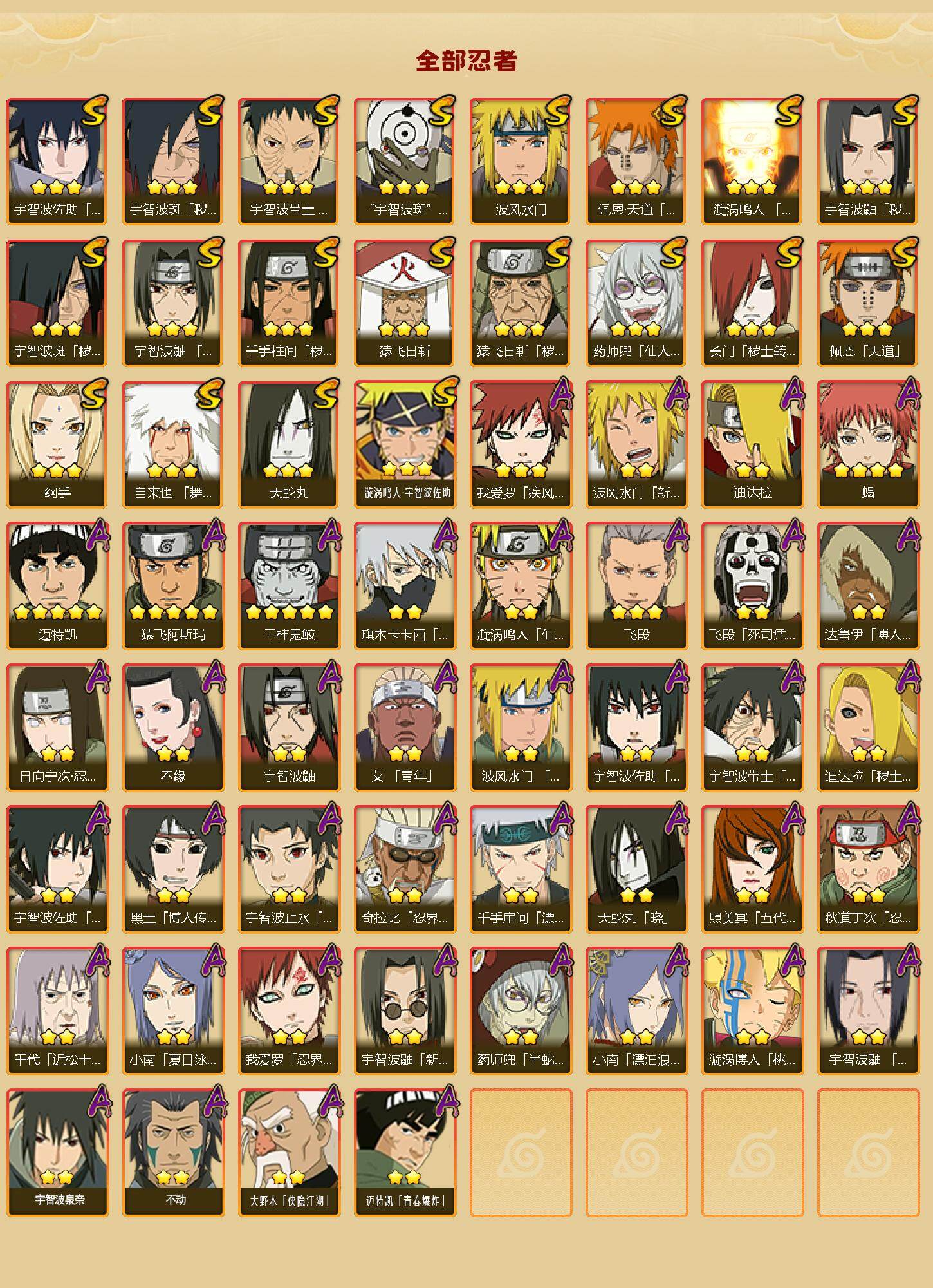 HYEY427274火影忍者账号详情图2 HYEY427274火影忍者账号详情图2