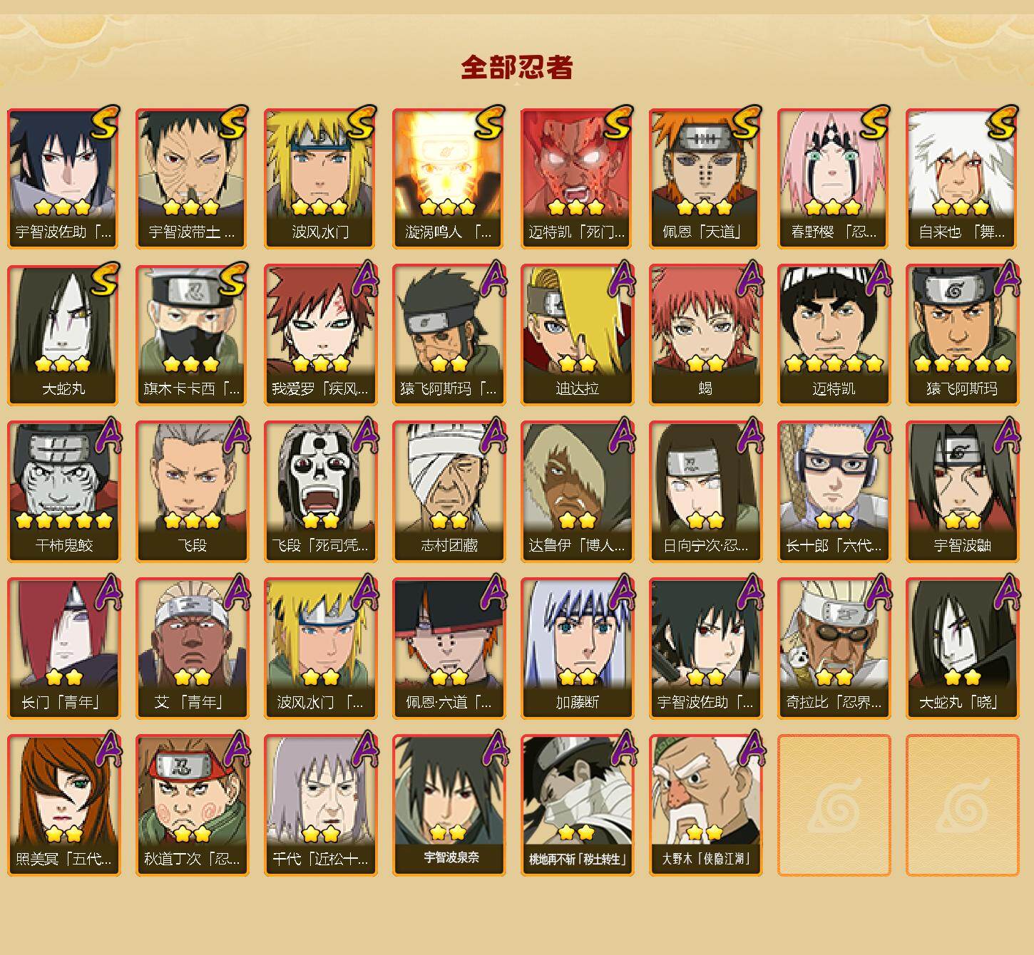 HYEY427317火影忍者账号详情图2