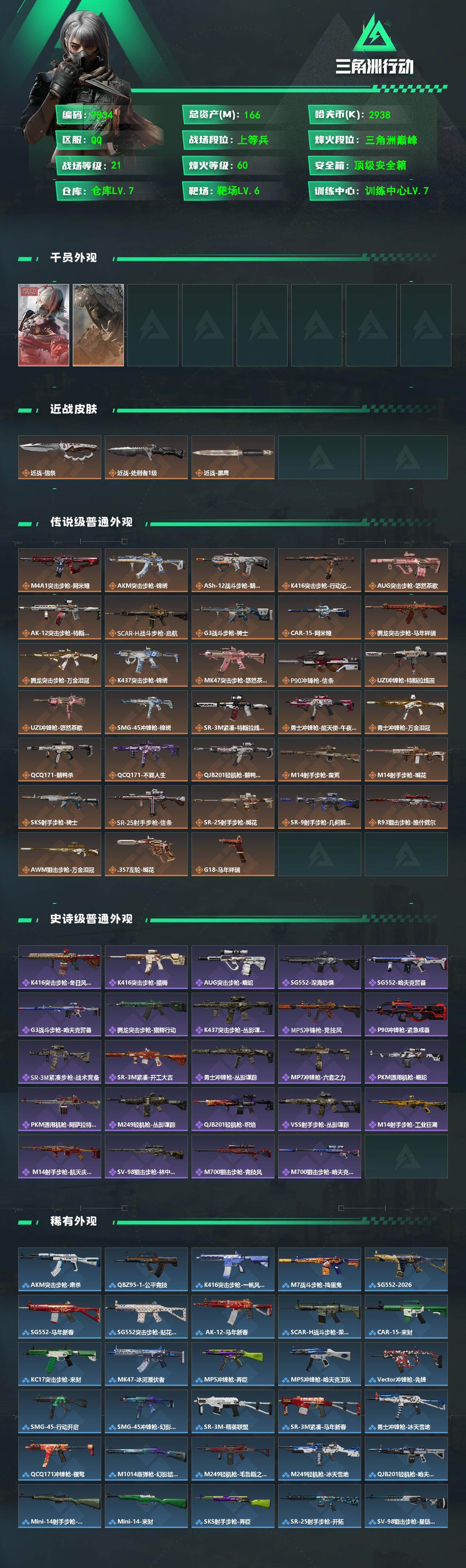 SJZCMW499063三角洲行动账号详情图2