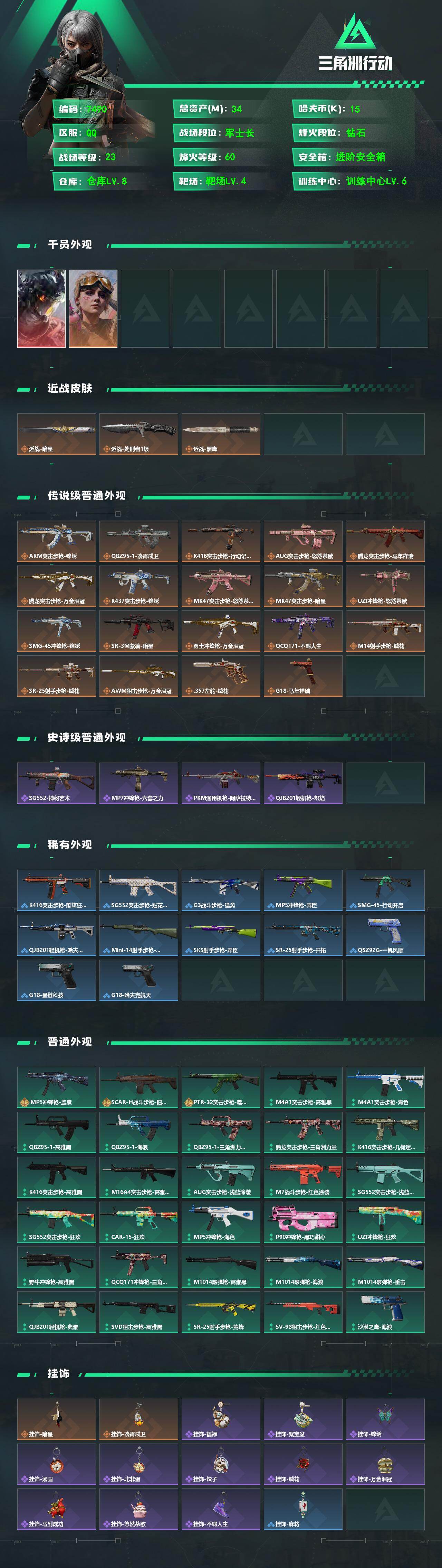 SJZCMW4100510三角洲行动账号详情图2