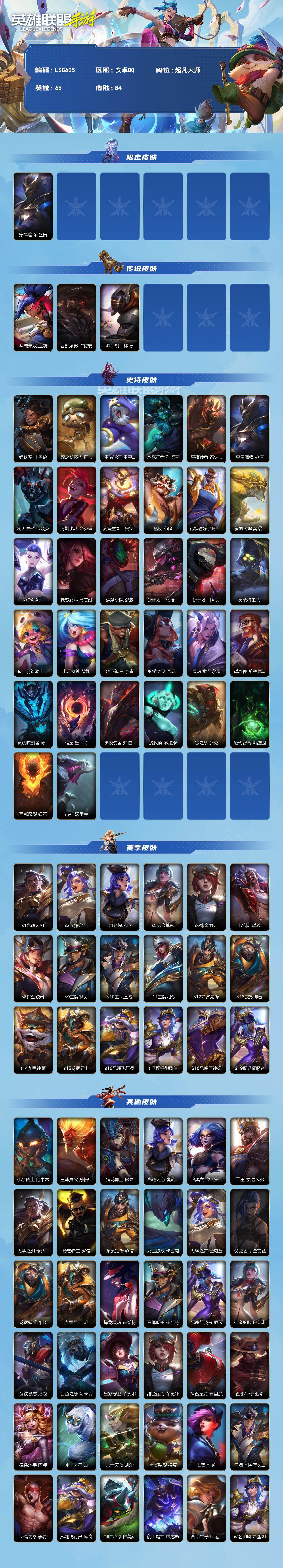 LOMEY42444LOL手游账号详情图2 LOMEY42444LOL手游账号详情图2