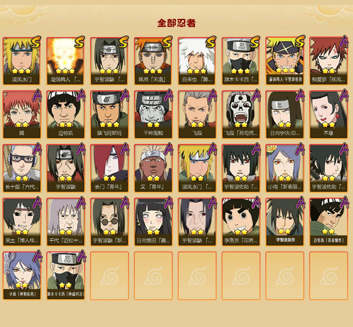 HYCMW433374火影忍者账号详情图2