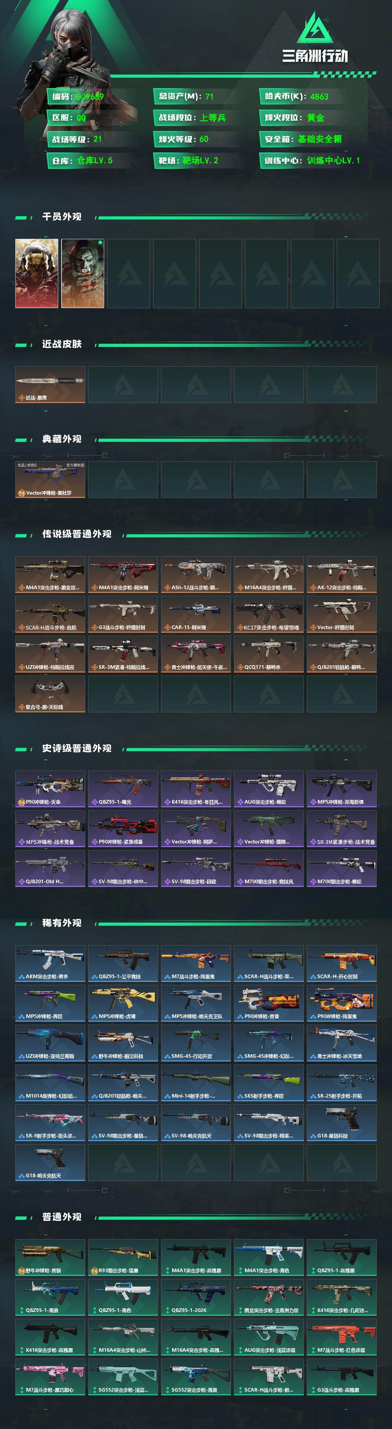 SJZEY491453三角洲行动账号详情图3