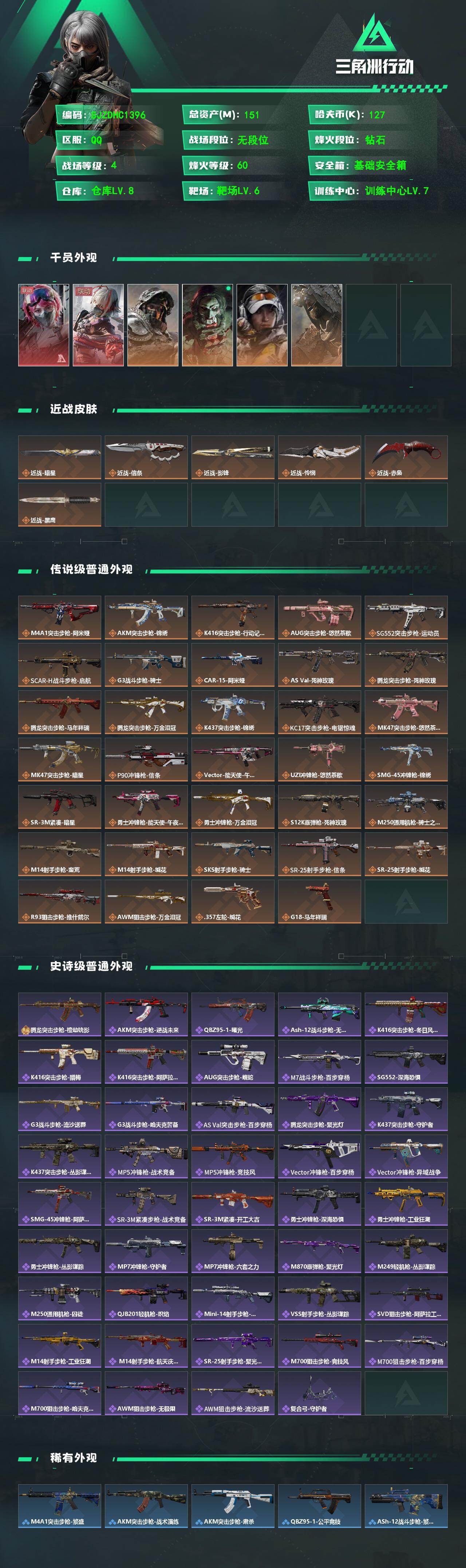 SJZQM4109523三角洲行动账号详情图3