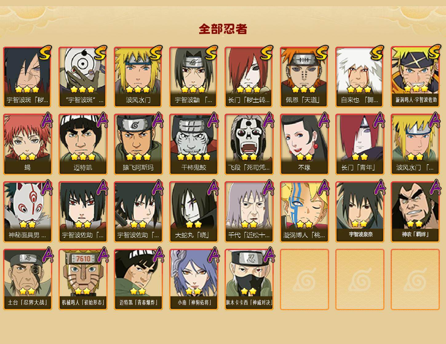 HYEY427699火影忍者账号详情图2