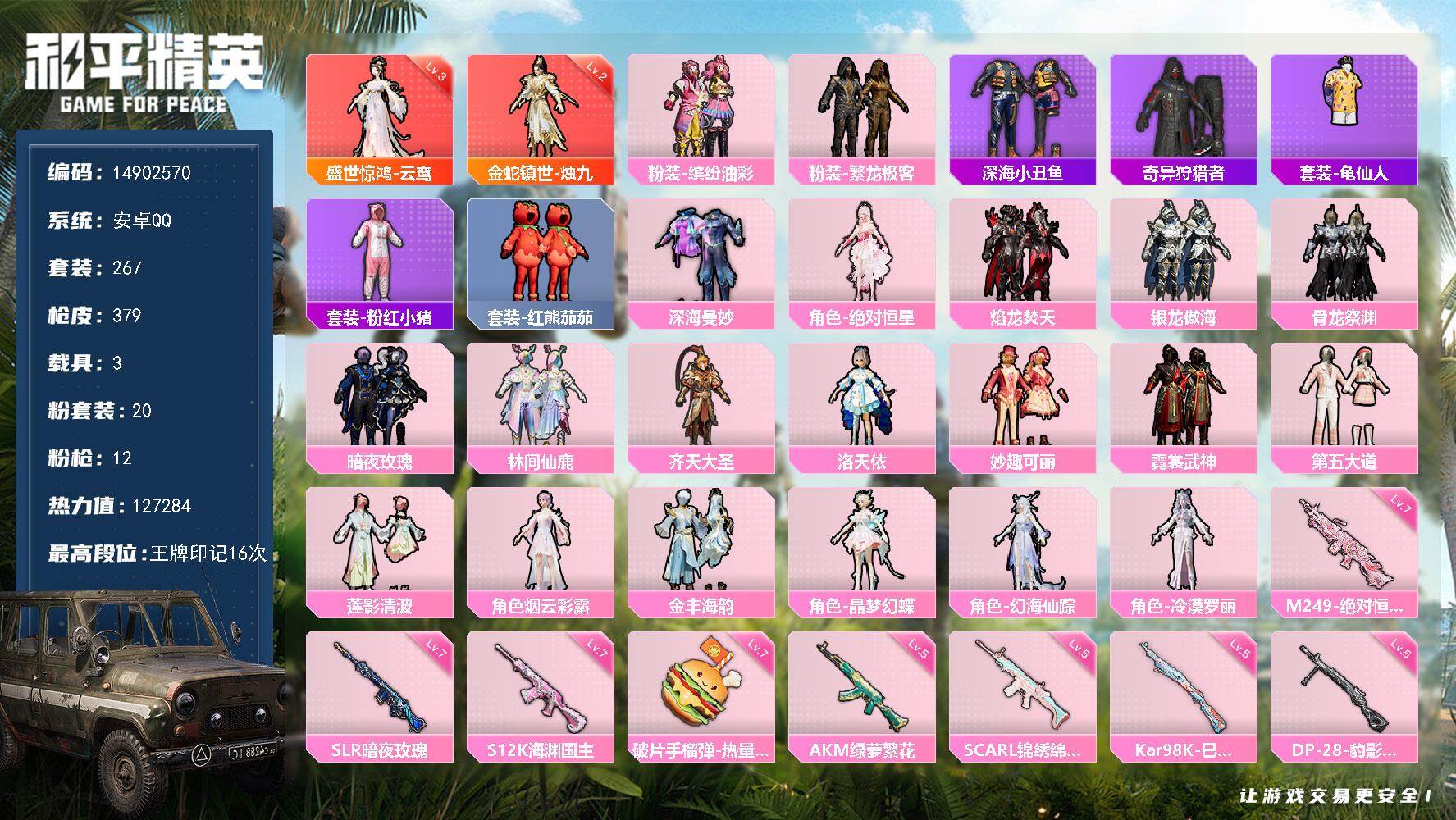 HPDN4163591和平精英账号详情图26