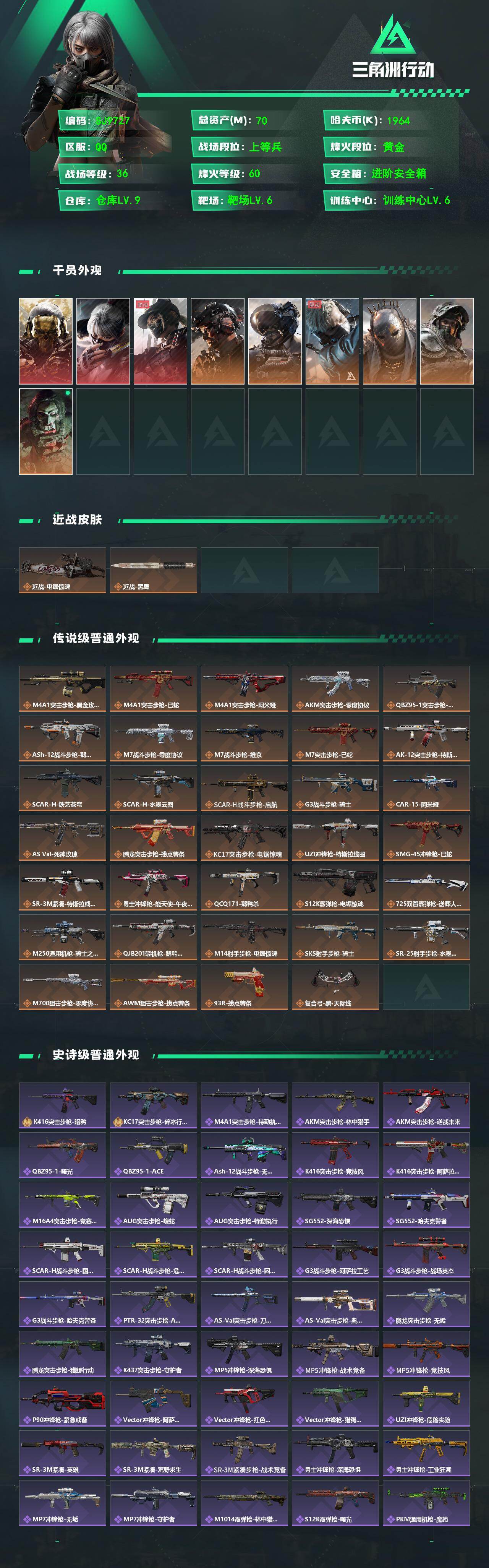 SJZEY492428三角洲行动账号详情图2