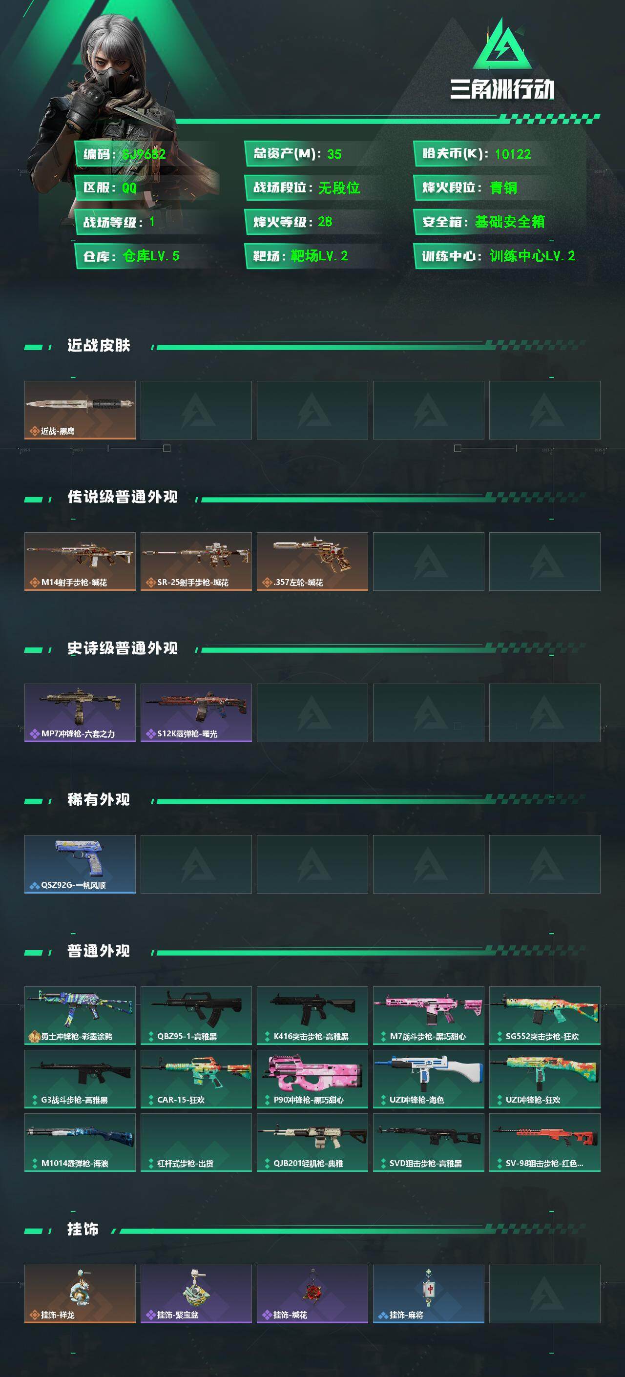 SJZEY491834三角洲行动账号详情图2