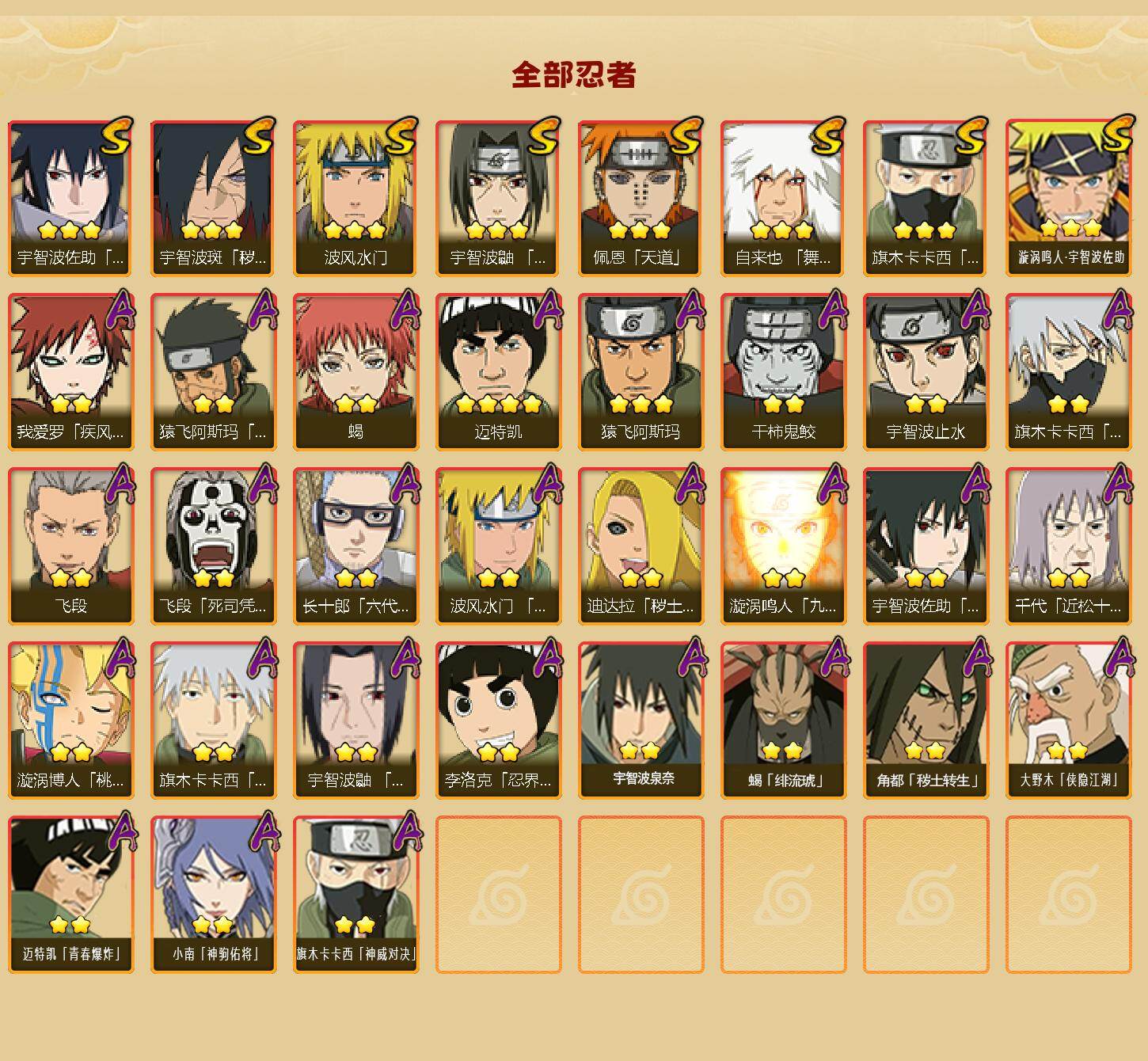 HYJM428550火影忍者账号详情图2