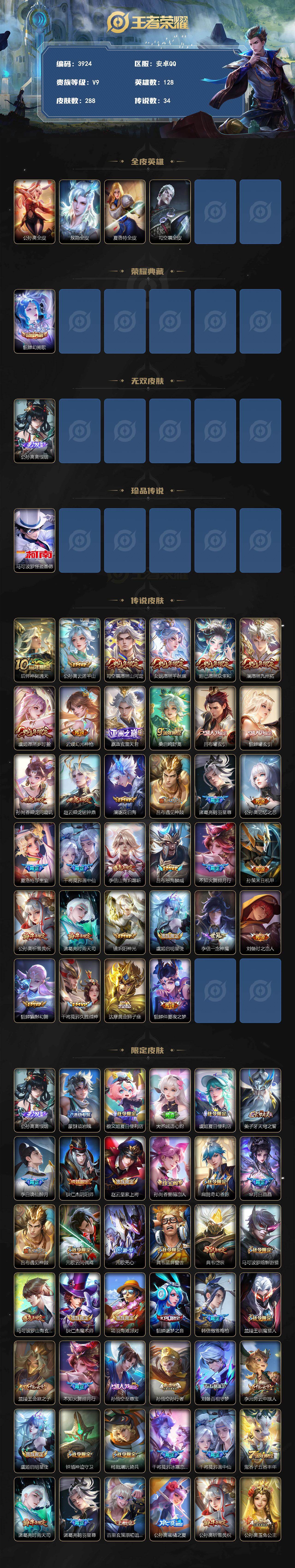 WZLX4288457王者荣耀账号详情图2