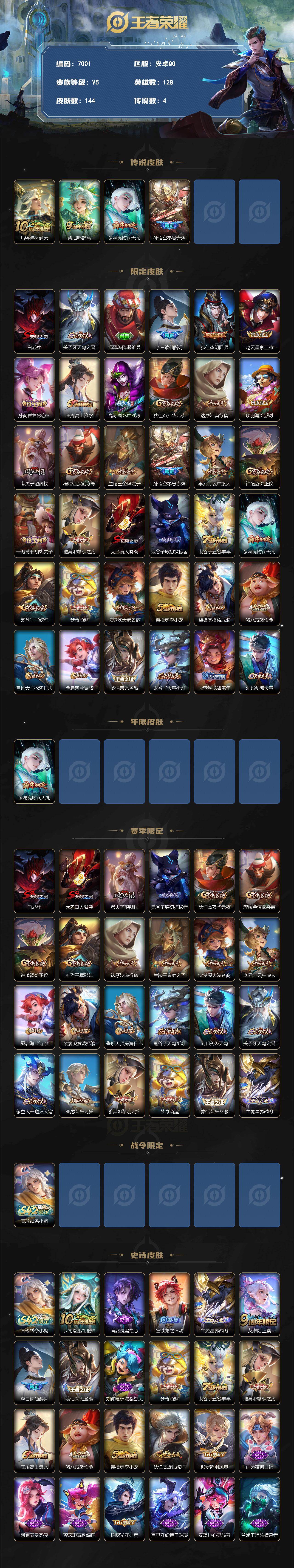 WZCMW4315638王者荣耀账号详情图2