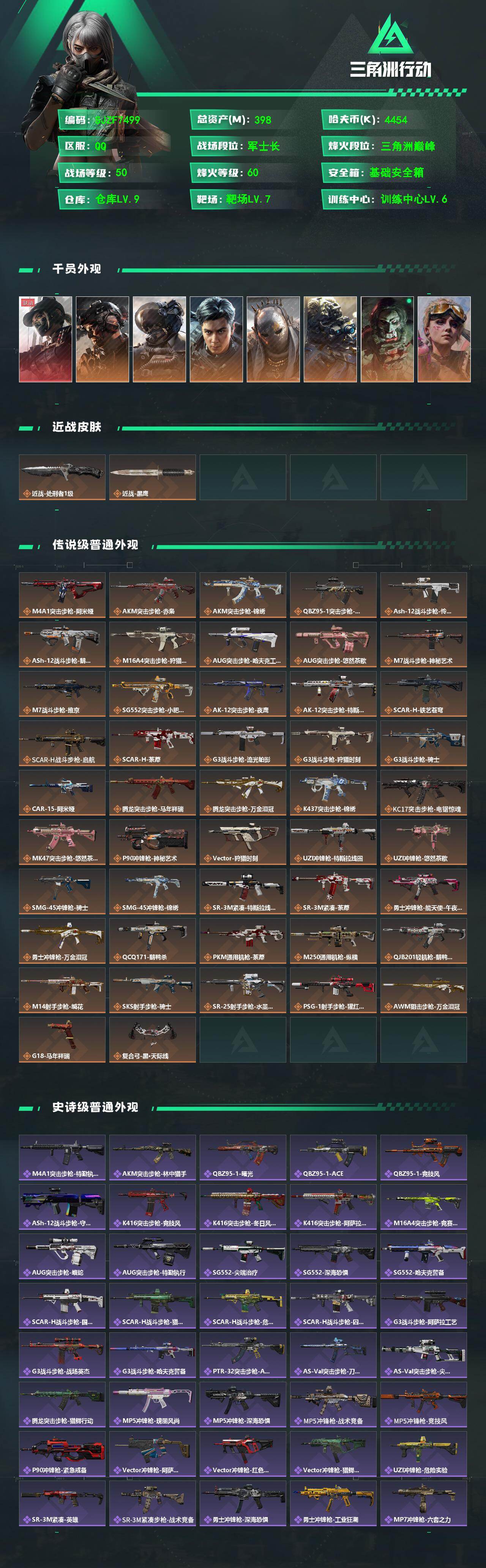 SJZEY492051三角洲行动账号详情图2