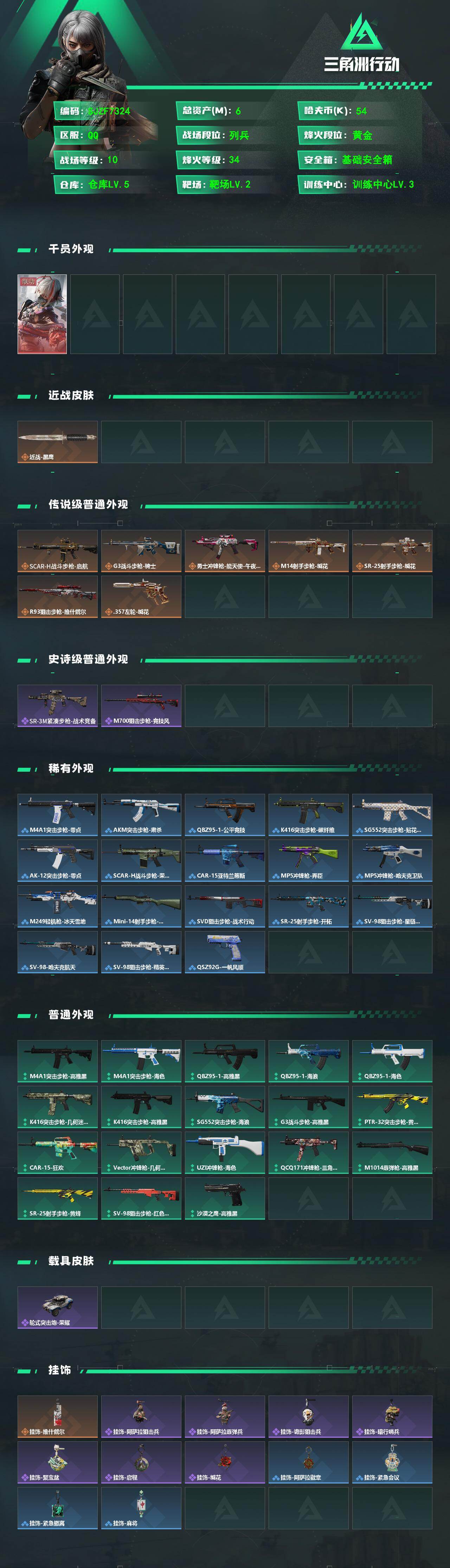 SJZEY492037三角洲行动账号详情图2