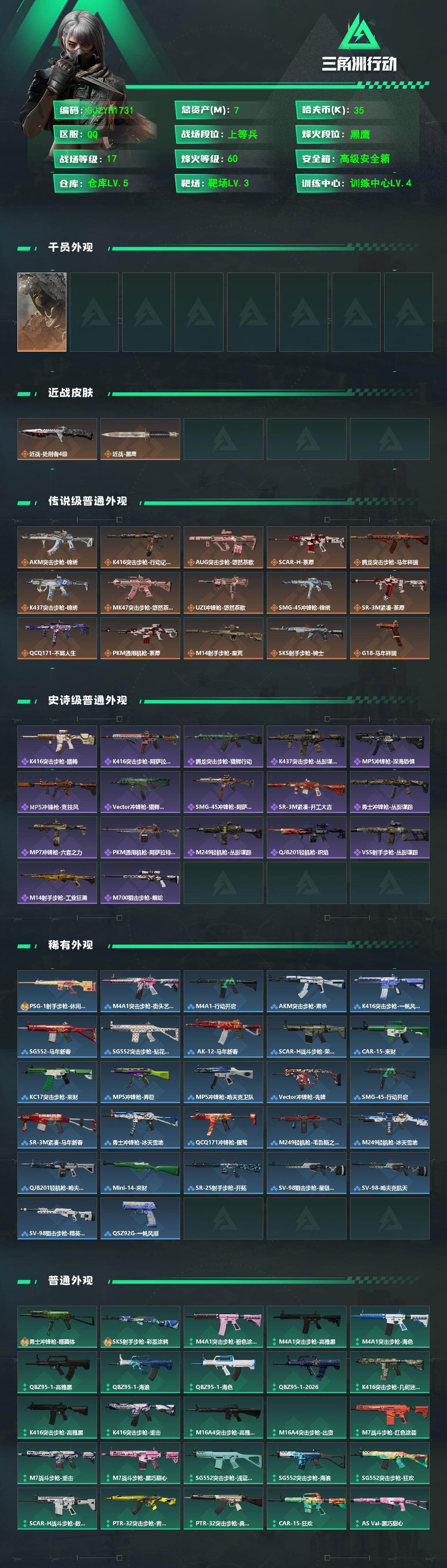 SJZEY491982三角洲行动账号详情图2