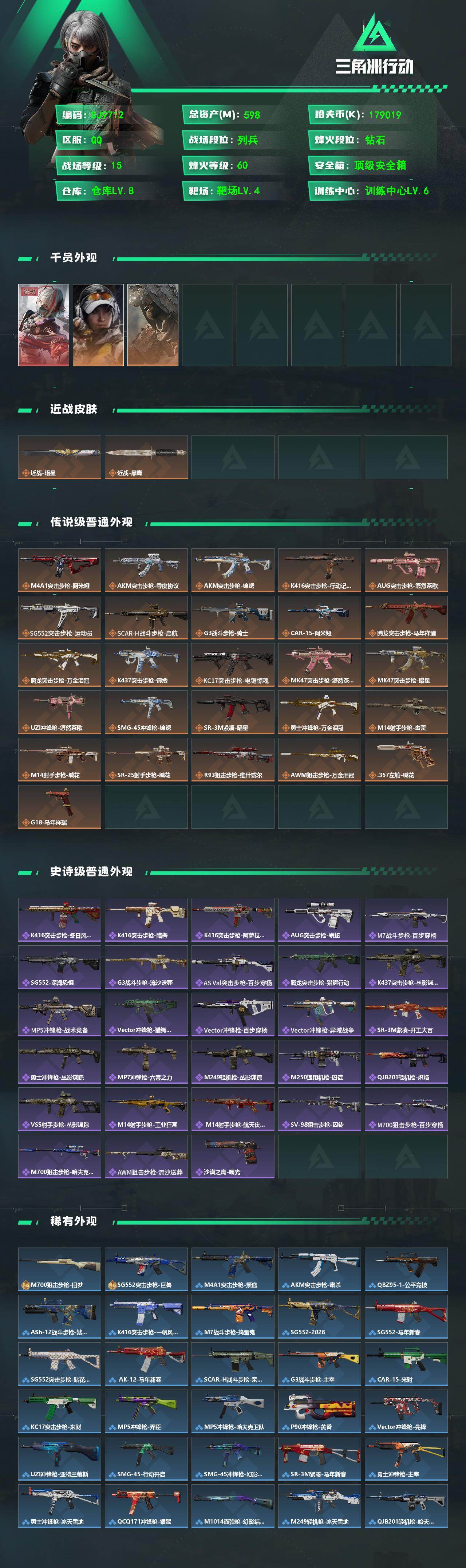 SJZEY492424三角洲行动账号详情图2