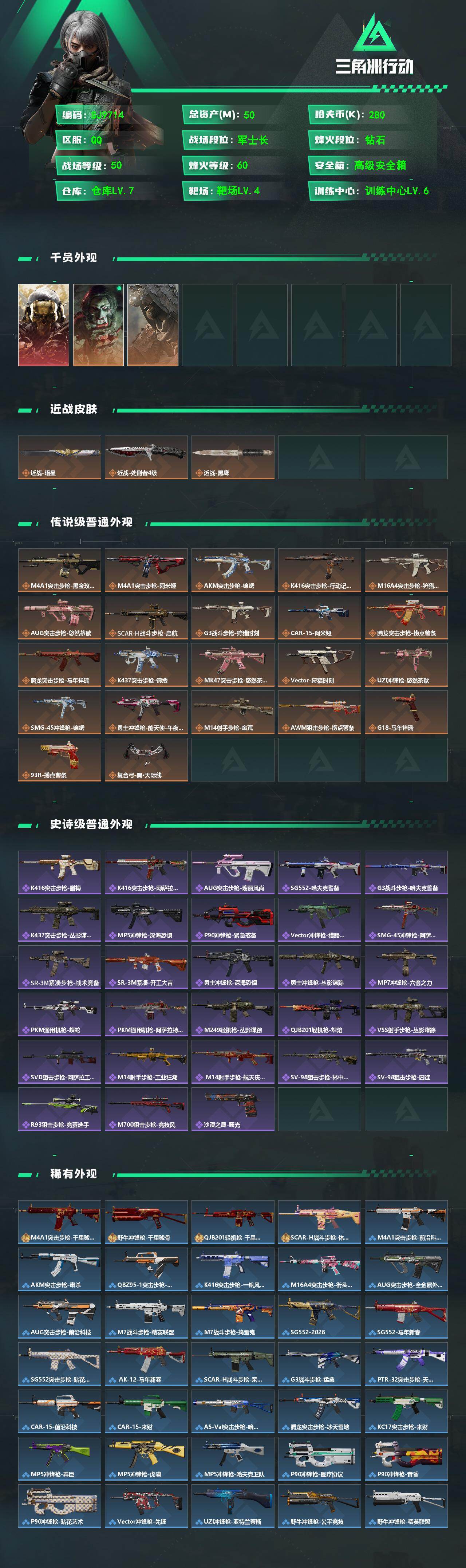 SJZEY492111三角洲行动账号详情图2