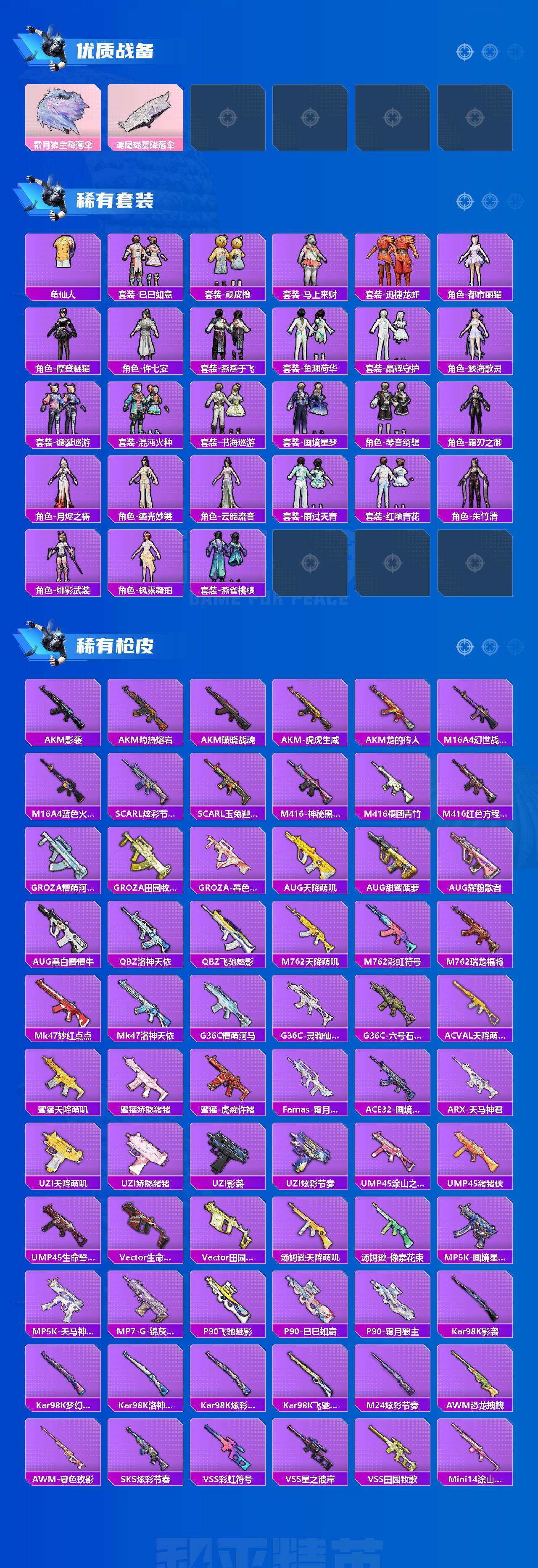 HPLE4164460和平精英账号详情图3 HPLE4164460和平精英账号详情图3