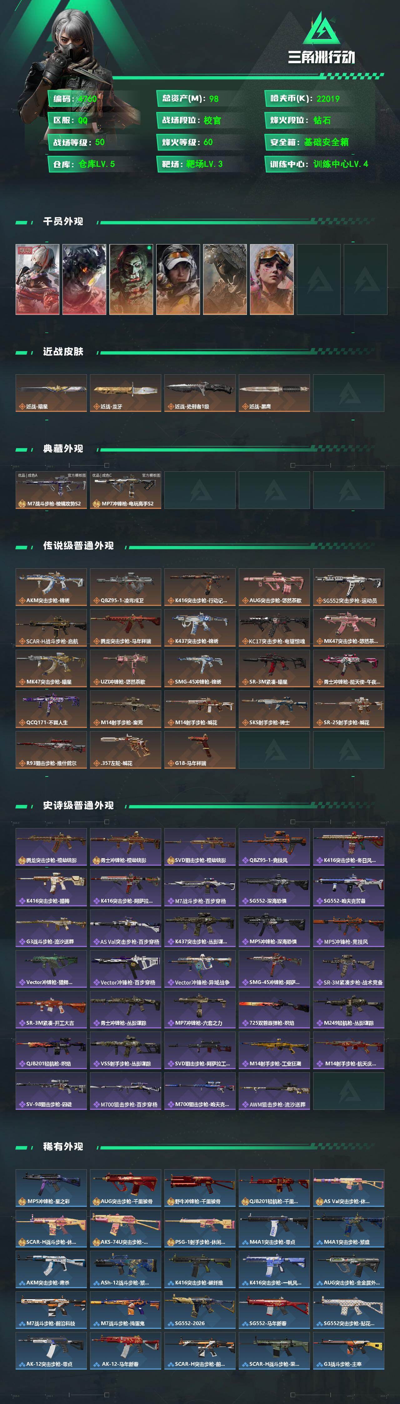 SJZPX492795三角洲行动账号详情图4