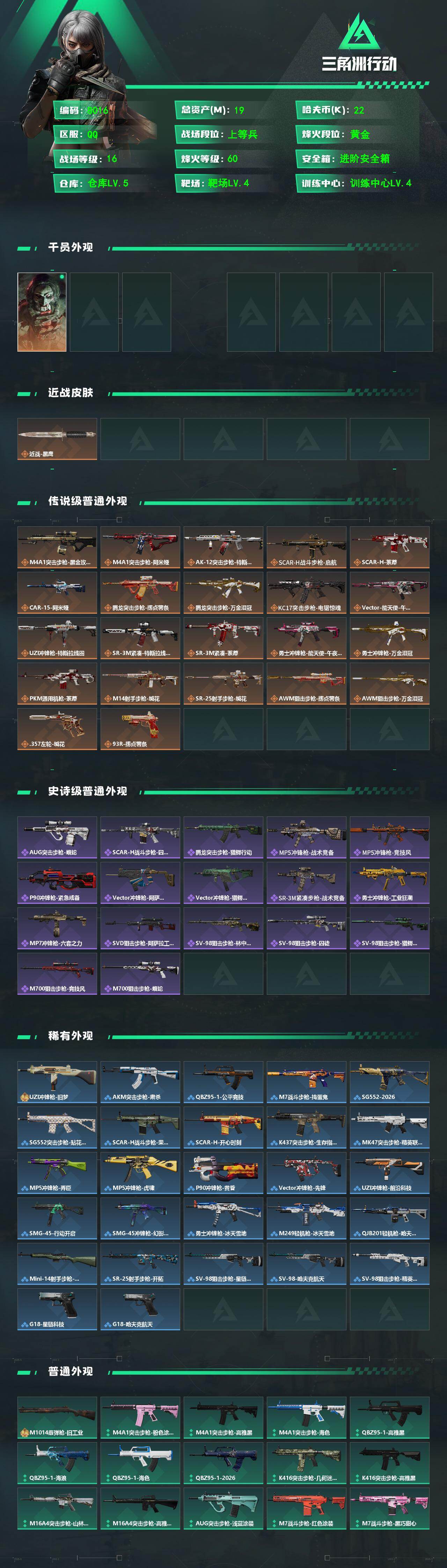 SJZCMW4102214三角洲行动账号详情图2