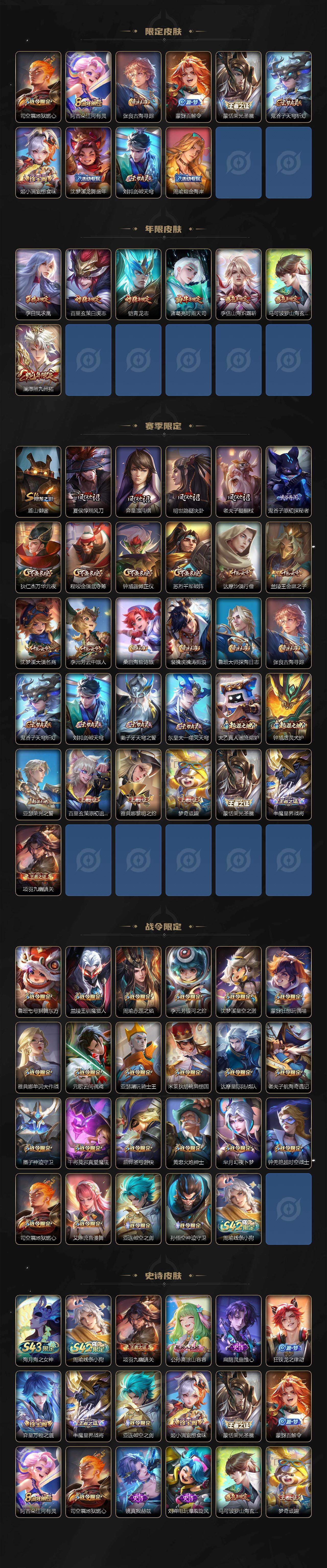 WZXS4292299王者荣耀账号详情图3 WZXS4292299王者荣耀账号详情图3