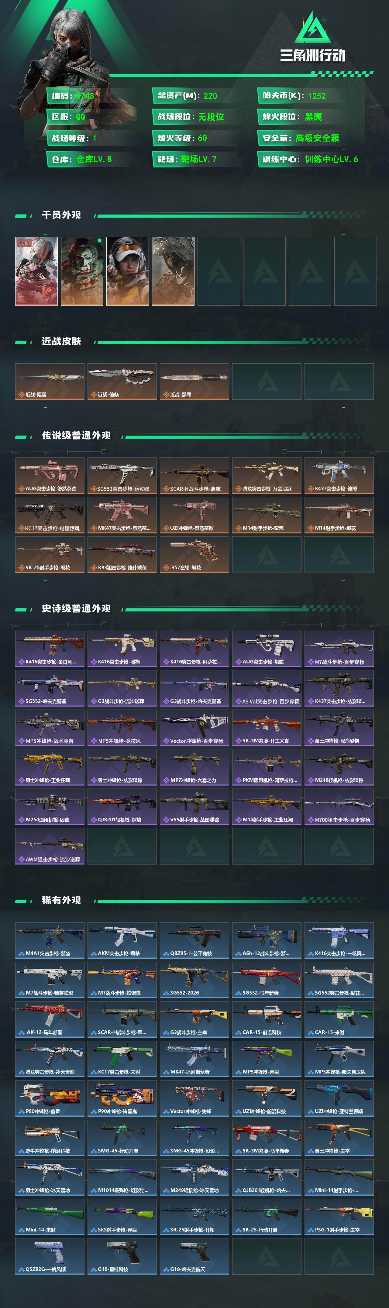 SJZPX492764三角洲行动账号详情图4