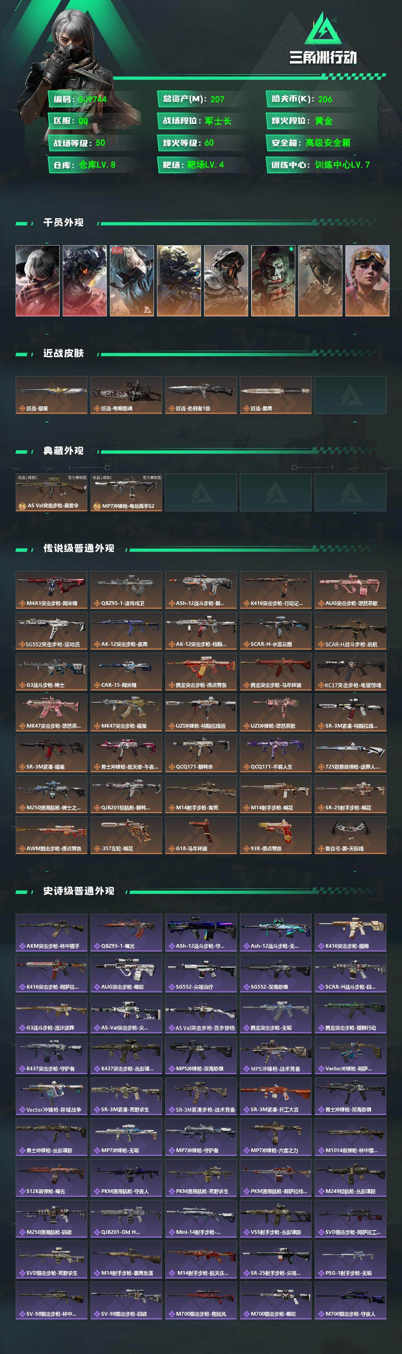 SJZEY492861三角洲行动账号详情图2