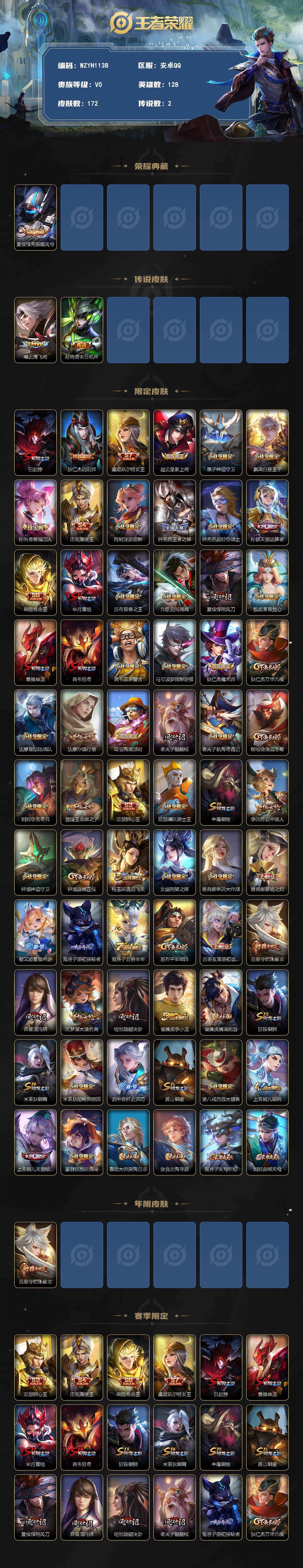 WZEY4295549王者荣耀账号详情图2