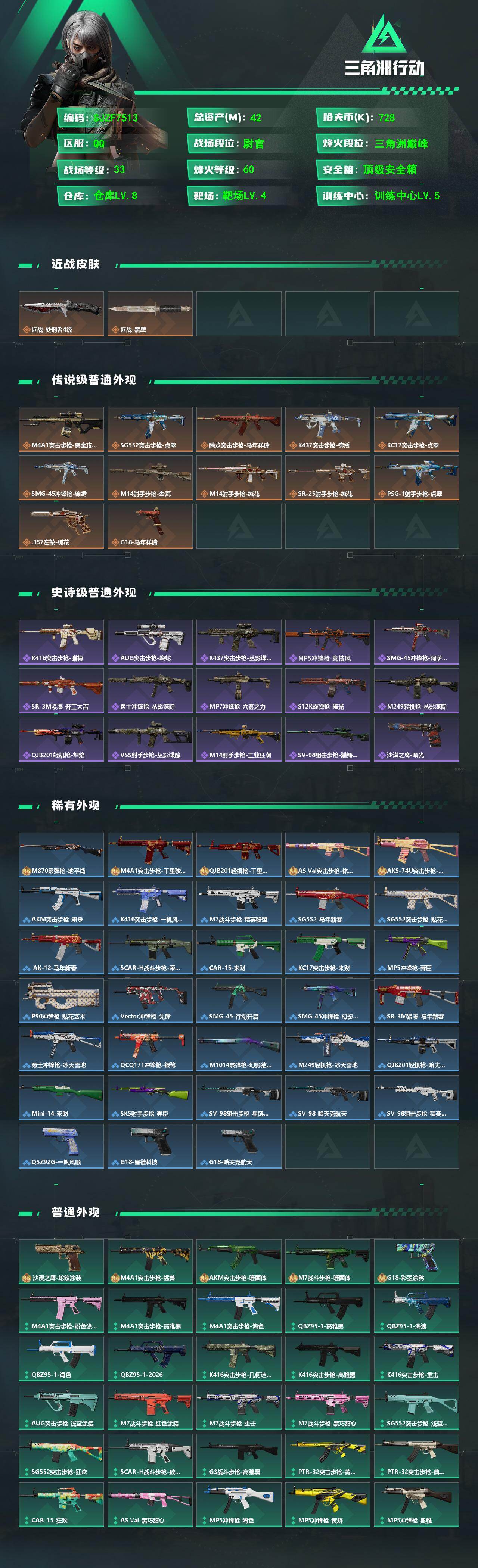 SJZEY492588三角洲行动账号详情图2 SJZEY492588三角洲行动账号详情图2