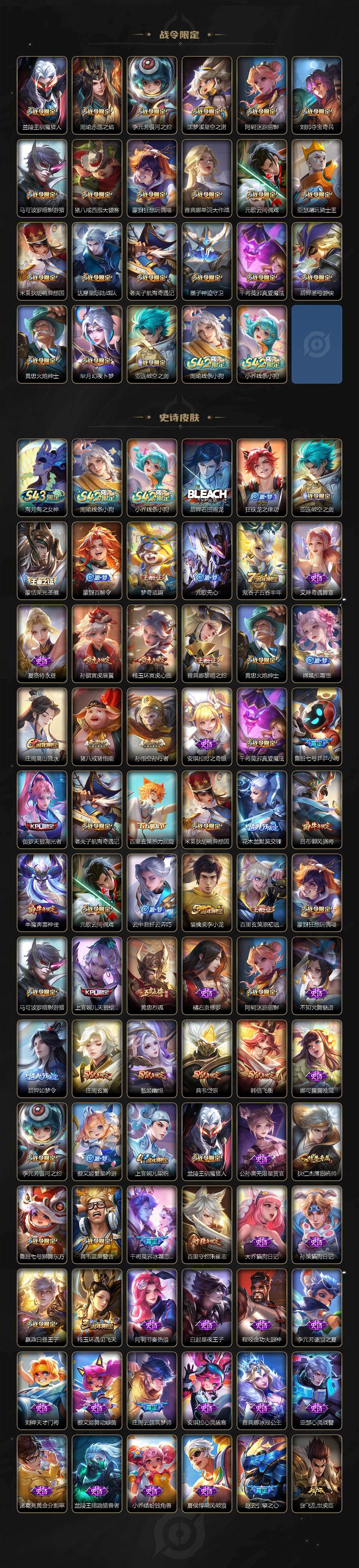 WZLX4290052王者荣耀账号详情图4