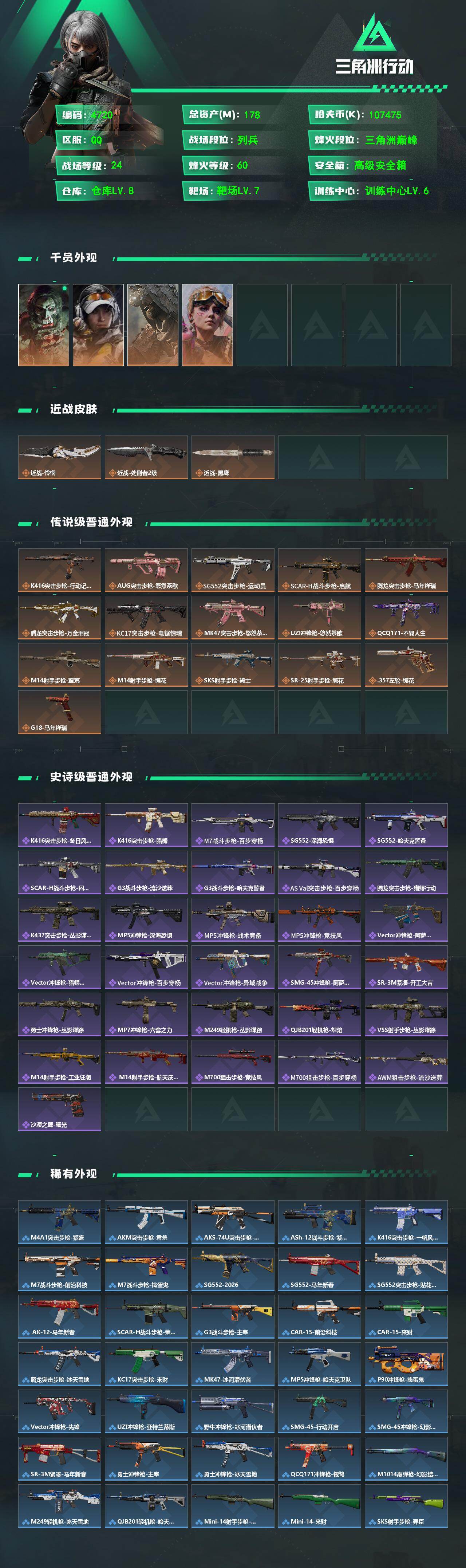 SJZPX492694三角洲行动账号详情图4