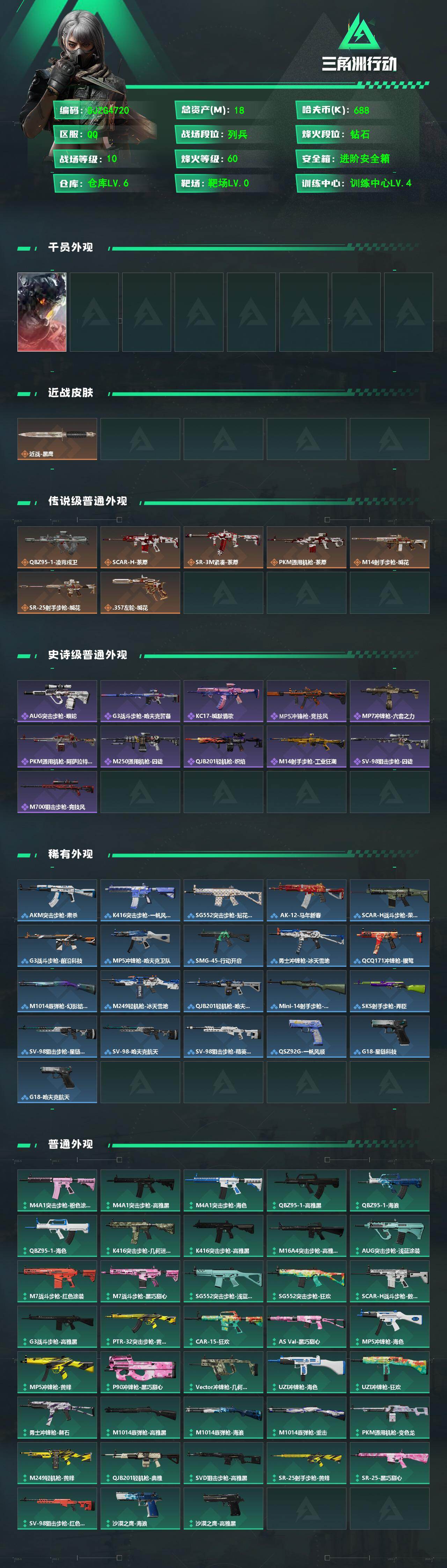 SJZEY492886三角洲行动账号详情图2