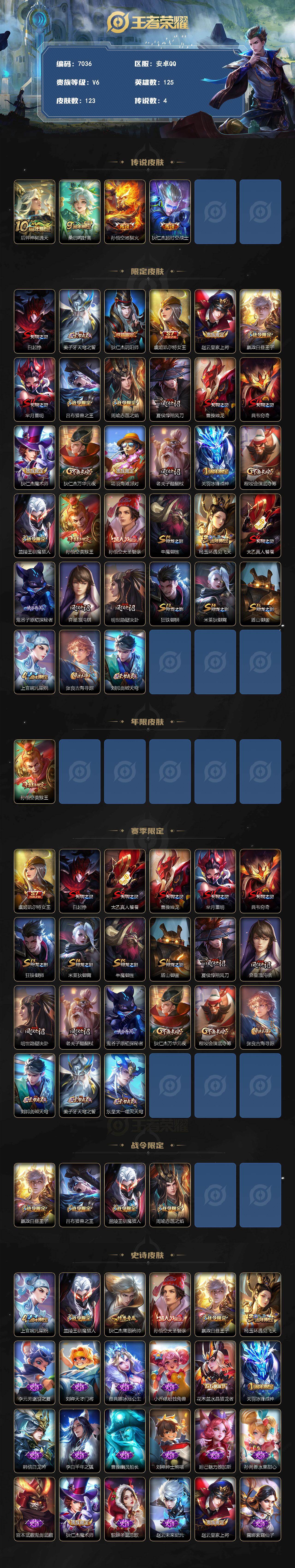 WZCMW4318363王者荣耀账号详情图2