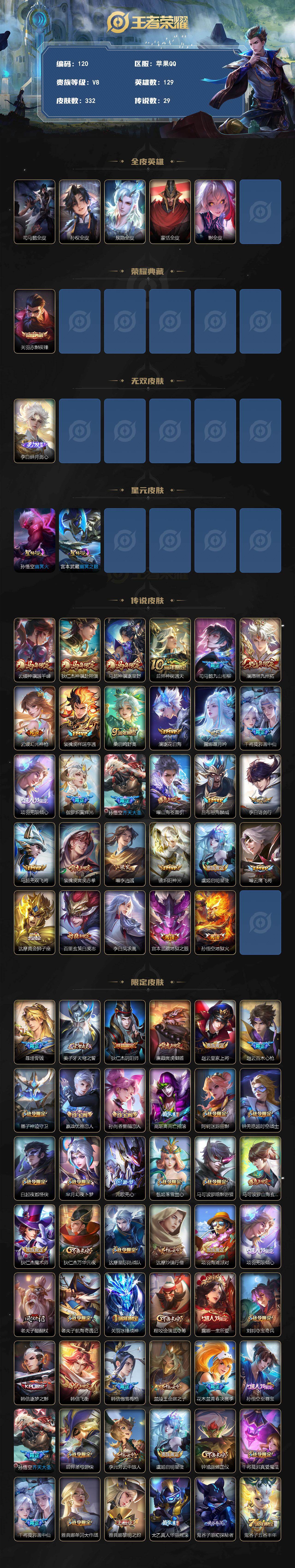 WZCMW4318505王者荣耀账号详情图2