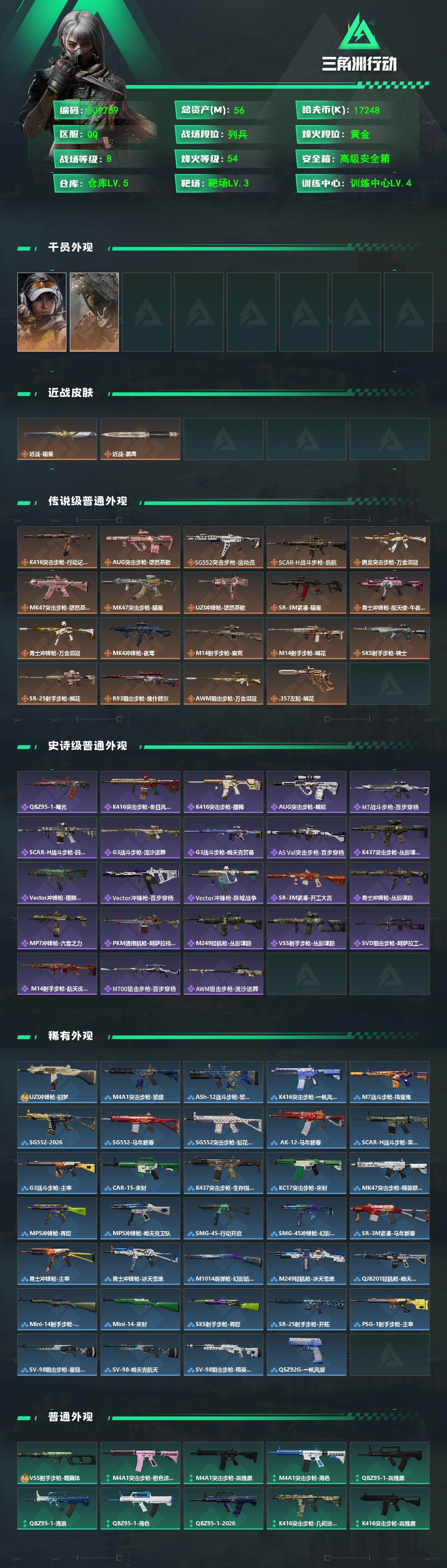 SJZEY494097三角洲行动账号详情图2