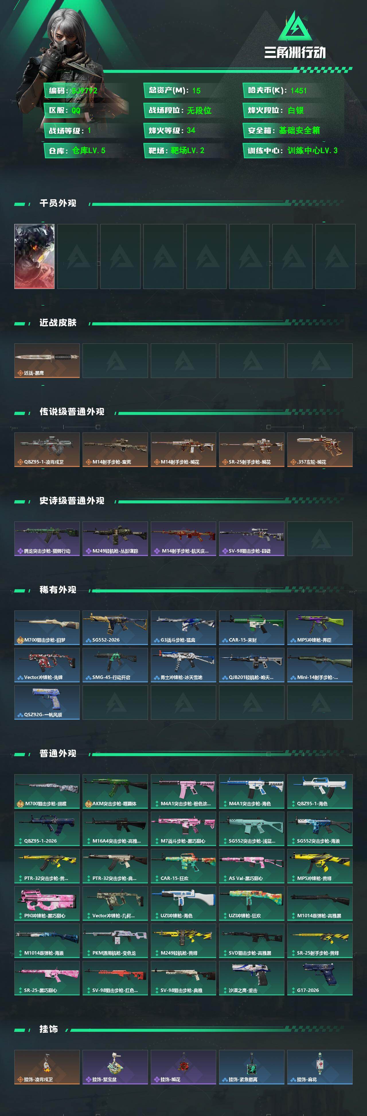 SJZEY494100三角洲行动账号详情图2