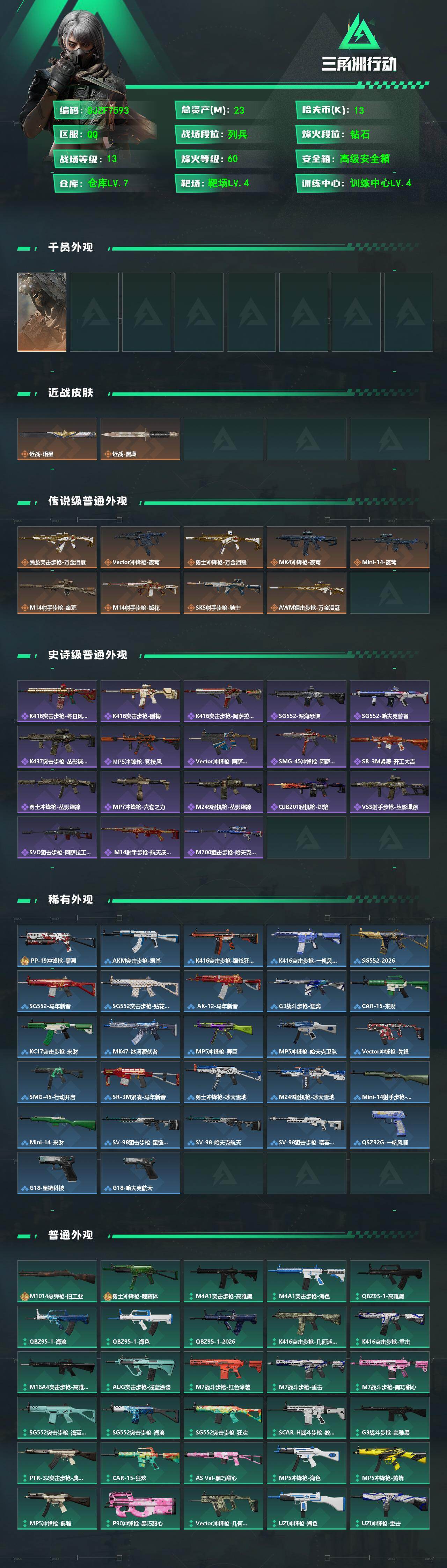 SJZEY495065三角洲行动账号详情图2