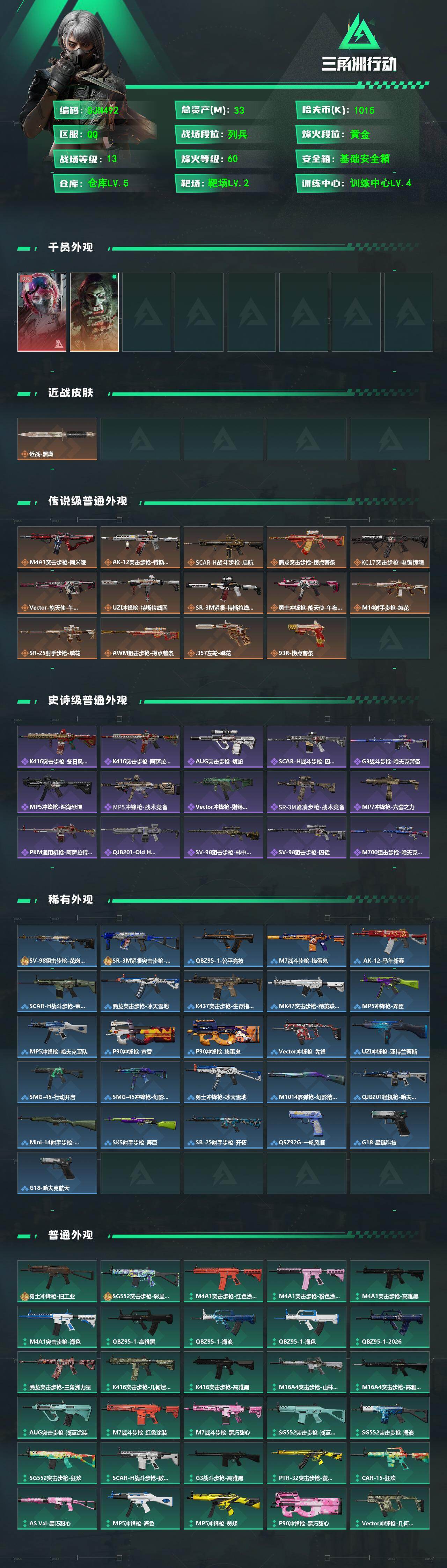 SJZEY492881三角洲行动账号详情图2