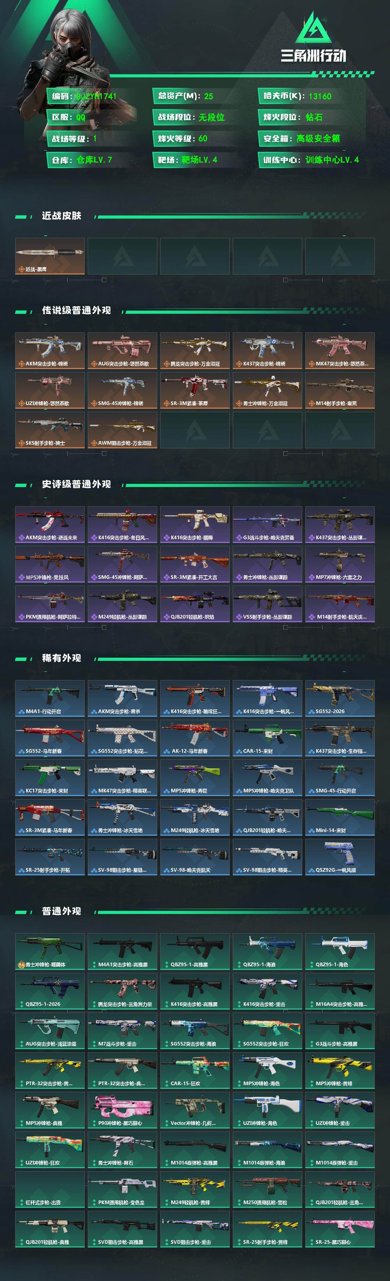 SJZEY494729三角洲行动账号详情图2