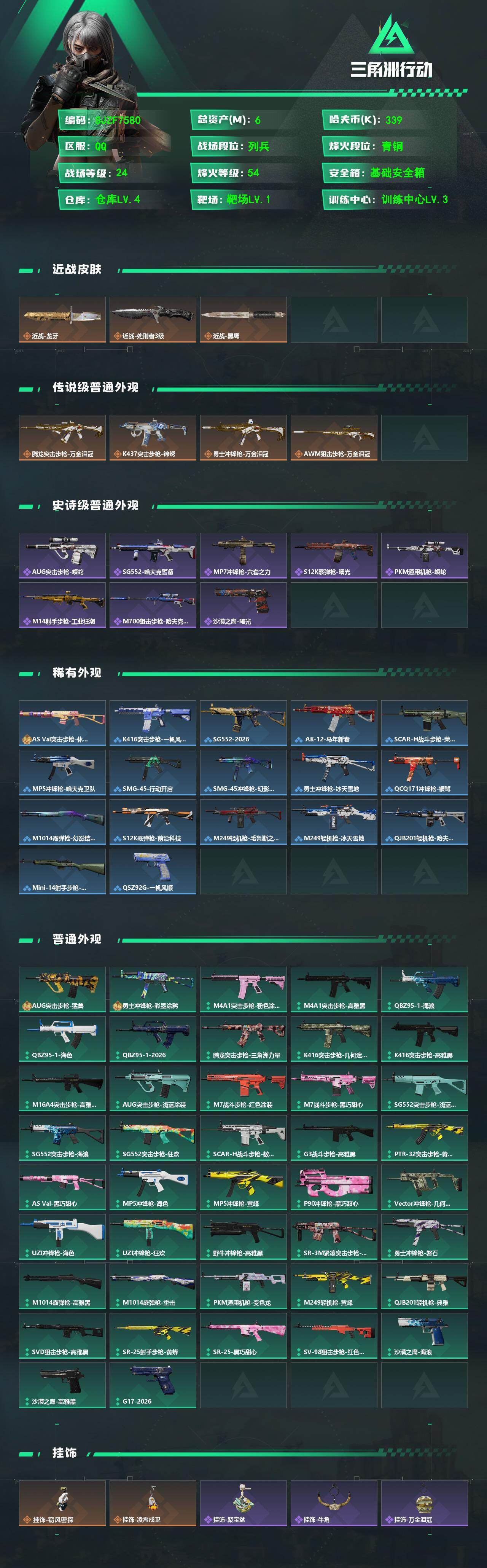 SJZEY494137三角洲行动账号详情图2