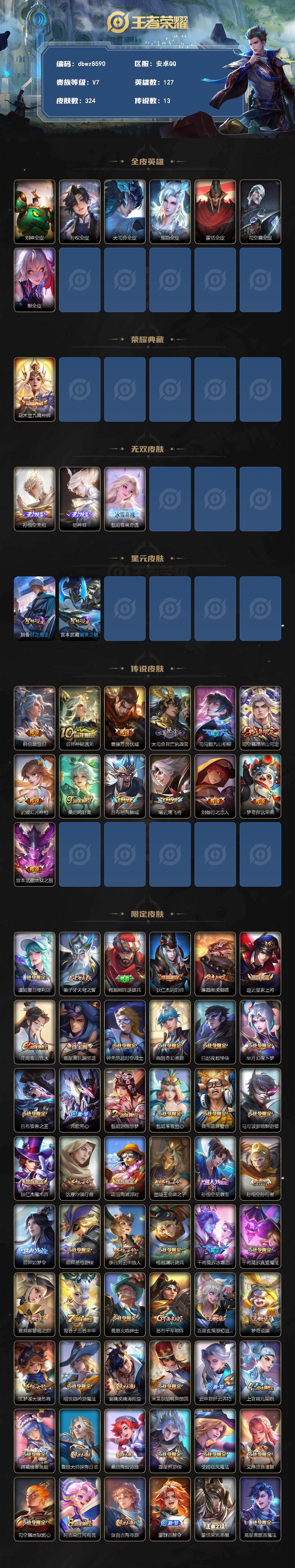 WZQM4298439王者荣耀账号详情图3