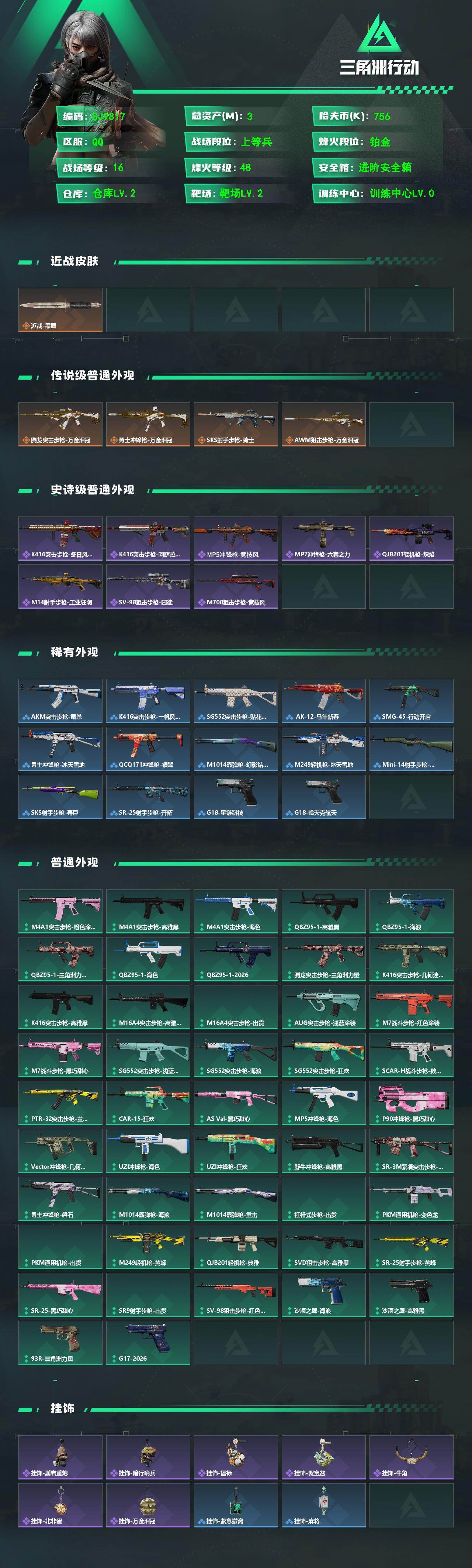 SJZEY494851三角洲行动账号详情图2