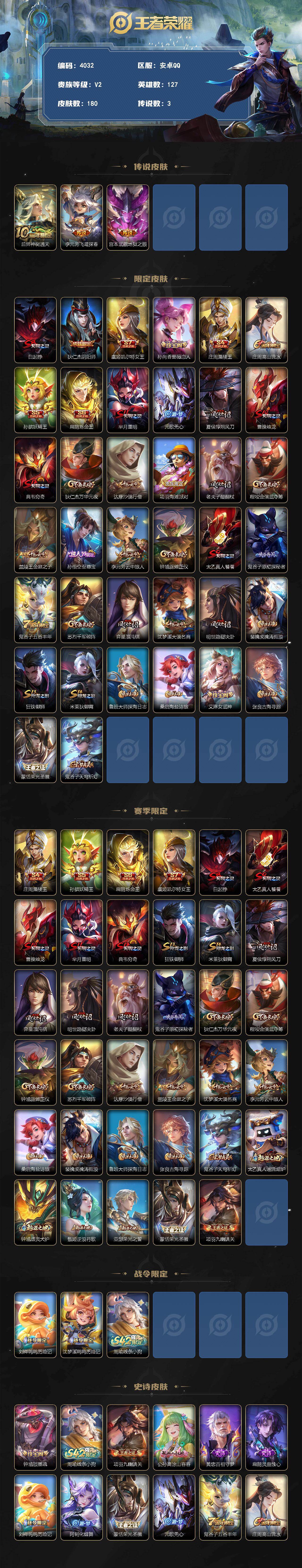 WZCMW4321410王者荣耀账号详情图2