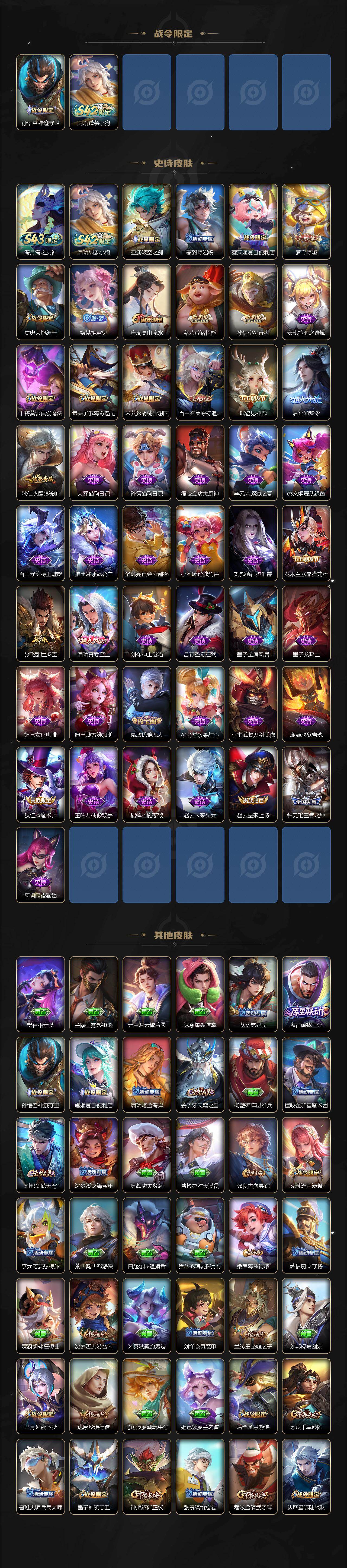 WZLX4320297王者荣耀账号详情图3