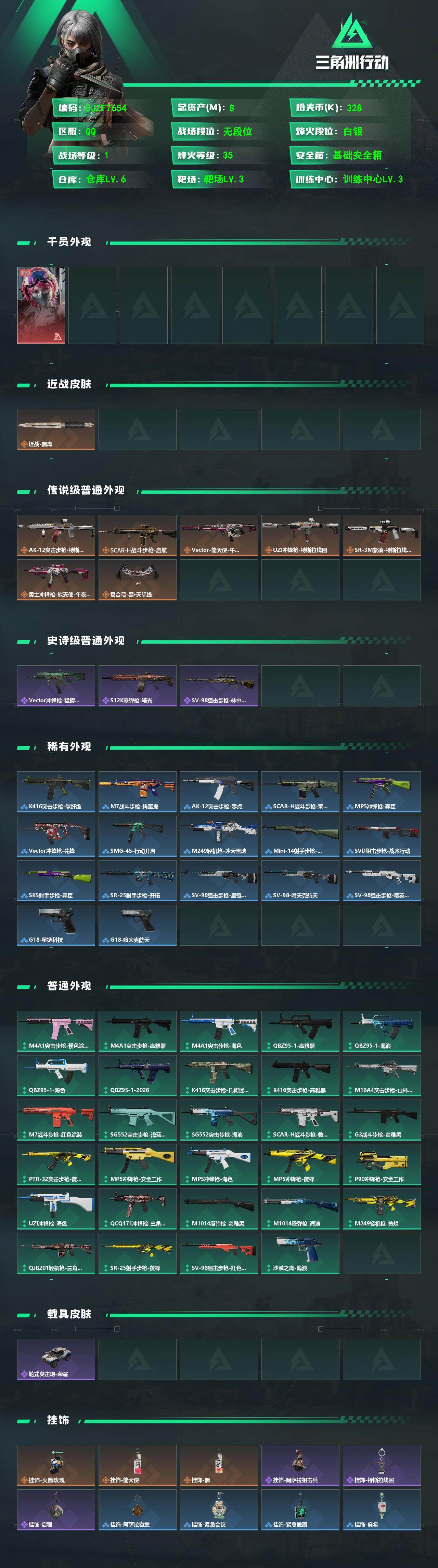 SJZEY497097三角洲行动账号详情图2